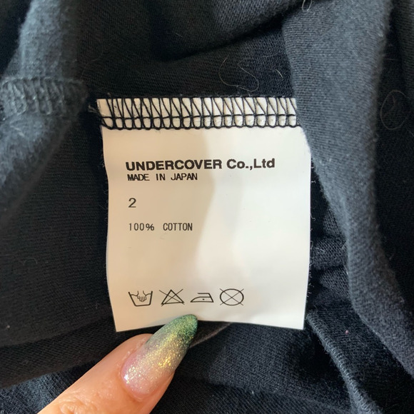 Jun Takahashi Undercover Ian Curtis Flower Graphic T-Shirt Size S Punk Japan Alt - Picture 4 of 5